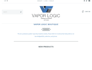 vaporlogicboutique.com screenshot