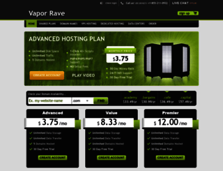 vaporrave.com screenshot