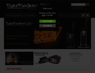 vaporwarehouse.com screenshot
