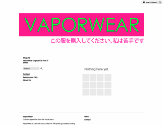 vaporwear.storenvy.com screenshot
