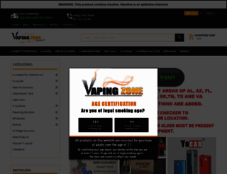 vaporzone.com screenshot