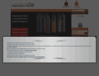 vapoteurclub.com screenshot