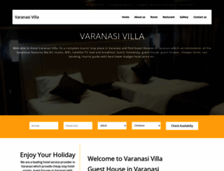 varanasivilla.com screenshot