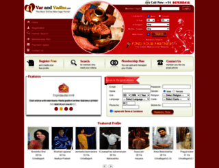 varandvadhu.com screenshot