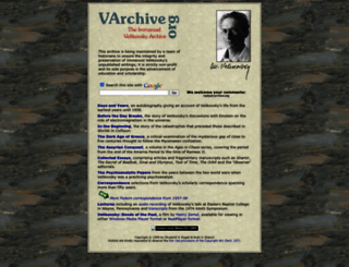 varchive.org screenshot