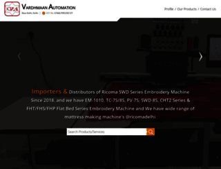 vardhmaanautomation.com screenshot