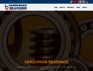 vardhmanbearings.co.in screenshot