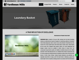 vardhmanmills.com screenshot