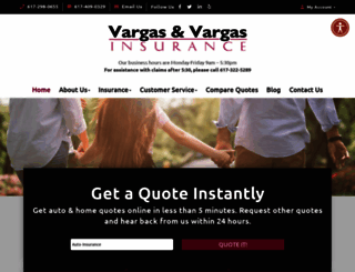 vargasinsurance.com screenshot