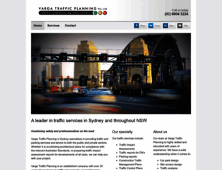 vargatraffic.com.au screenshot