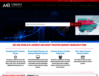variantmarketresearch.com screenshot