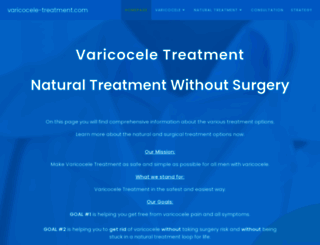 varicocele-treatment.com screenshot