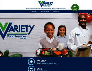 varietyfoodservices.com screenshot