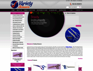 varietyscissors.com screenshot