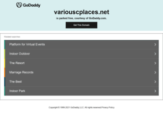 variouscplaces.net screenshot