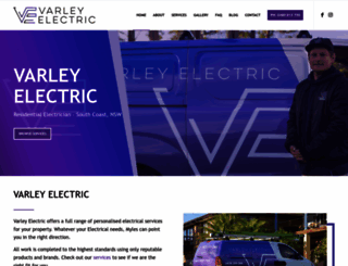 varleyelectric.com.au screenshot