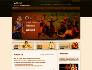 varnadancecollections.com screenshot