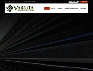 varnitatextiles.com screenshot