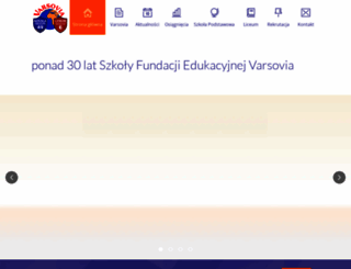 varsovia.edu.pl screenshot
