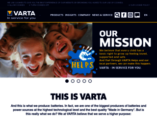 varta-consumer.com.tr screenshot