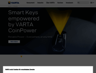 varta-microbattery.com screenshot