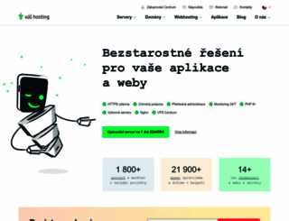 vas-hosting.cz screenshot