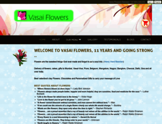 vasaiflowers.com screenshot
