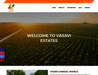 vasaviestates.com screenshot