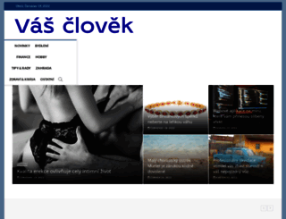 vasclovek.cz screenshot