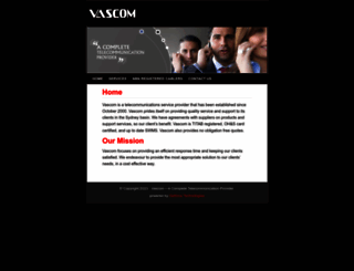vascom.com.au screenshot