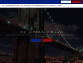 vascularnyc.com screenshot