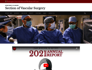 vascularsurg.wustl.edu screenshot