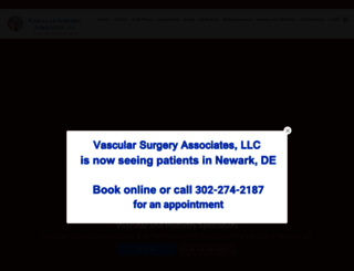 vascularsurgeryassociates.net screenshot