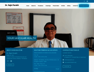 vascularsurgerydelhi.com screenshot