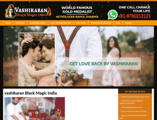 vashikaranblackmagicindia.com screenshot