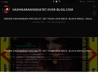vashikaranindia787.over-blog.com screenshot