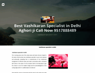 vashikaranspecialistindelhi.bksites.net screenshot