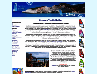vassilikiholidays.com screenshot