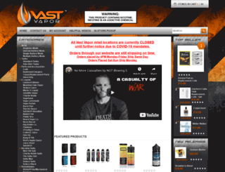 vastvapor.com screenshot