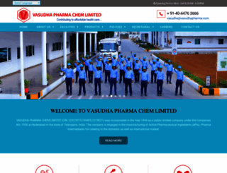 vasudhapharma.com screenshot