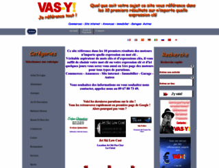 vasy-annuaire.fr screenshot