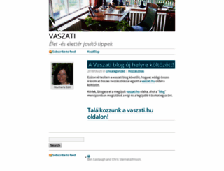 vaszati.wordpress.com screenshot