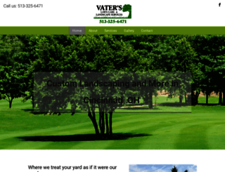 vaterslawncare.com screenshot