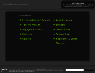 vaticanbankclaims.com screenshot