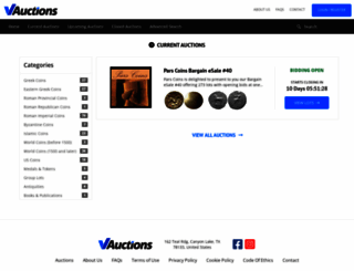 vauctions.com screenshot