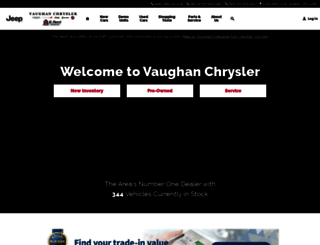 vaughanchryslerdodgejeep.com screenshot