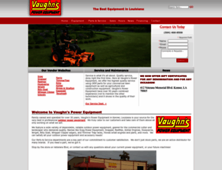 vaughnspowerequipment.com screenshot