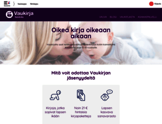 vaukirja.fi screenshot