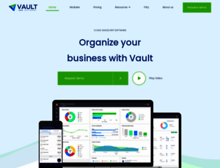 vault-erp.com screenshot