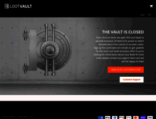 vault.lootcrate.com screenshot
